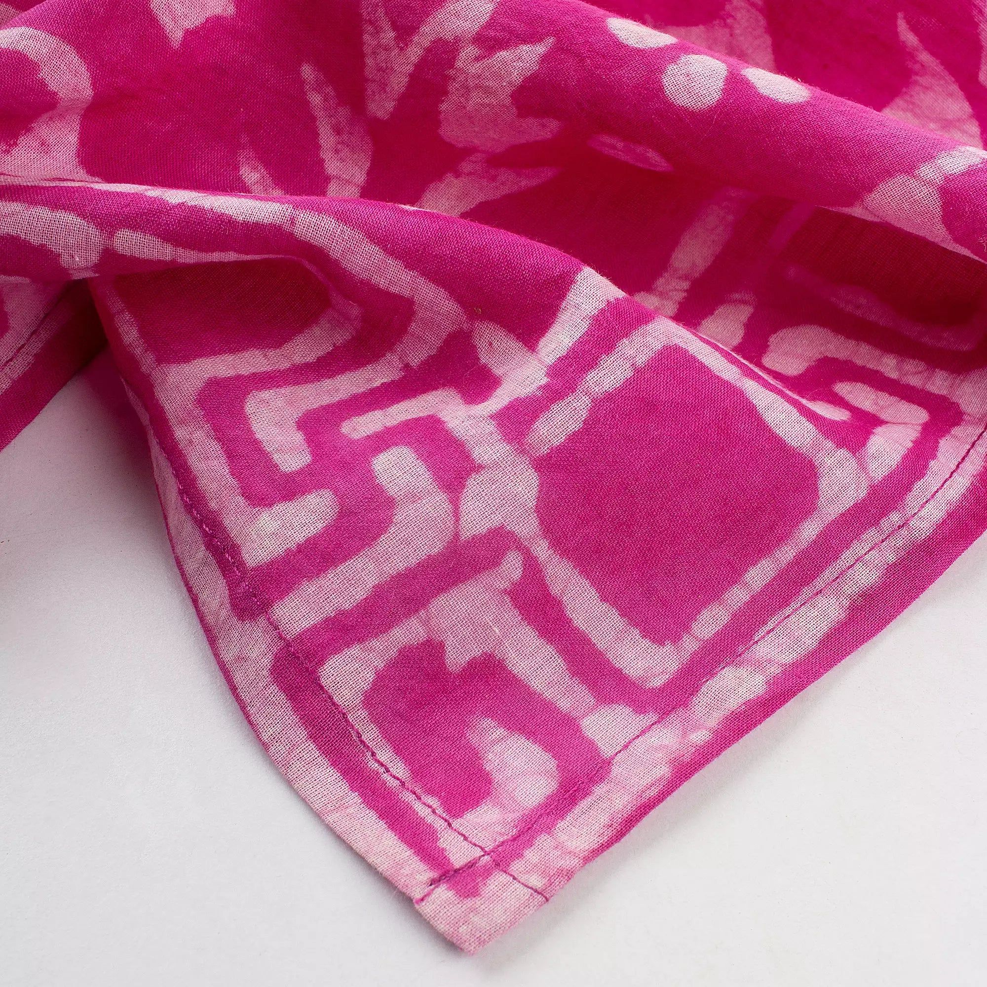 Unisex Hand Block Printed Soft Cotton Hair Bandana Cloth 620